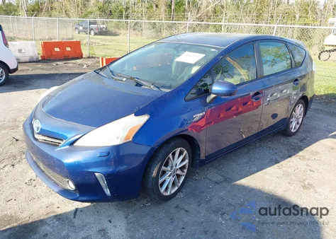 2013 Toyota Prius V Five из США, поврежденный, VIN JTDZN3EU6D3187027